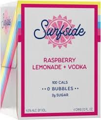 Surfside - Raspberry Lemonade (4 pack 12oz cans) (4 pack 12oz cans)