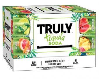 Truly - Tequila Soda Pineapple Guava (4 pack 12oz cans) (4 pack 12oz cans)