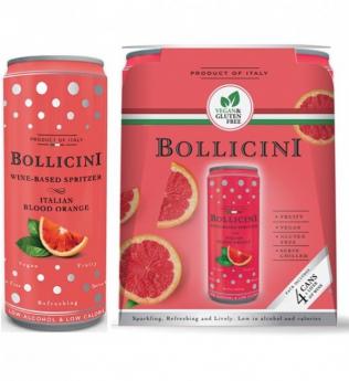 Bollicini - Sparkling Blood Orange Spritzer 4pkc (4 pack 187ml) (4 pack 187ml)