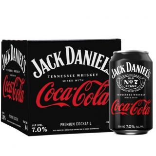 Jack Daniels - Jack & Coke (4 pack 12oz cans) (4 pack 12oz cans)