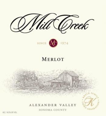 2018 Mill Creek - Merlot Alexander Valley (750ml) (750ml)