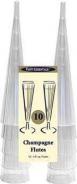 0 Party Essentials - Plastic Champagne Flutes