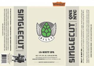 Singlecut Brewing - 18 Watt IPA (4 pack 16oz cans) (4 pack 16oz cans)