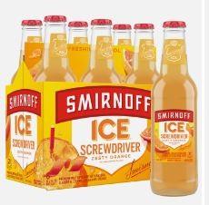Smirnoff Ice - Screwdriver 6pkb (6 pack 12oz bottles) (6 pack 12oz bottles)
