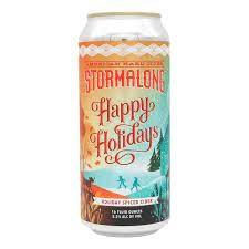 Stormalong - Happy Holidays Spiced Cider (4 pack 16oz cans) (4 pack 16oz cans)