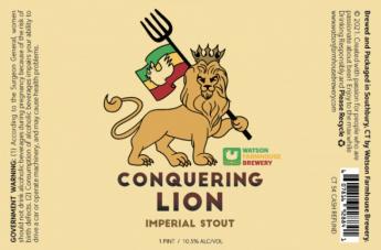 Watson Brewing Co - Conquering Lion Imperial Stout (4 pack 12oz cans) (4 pack 12oz cans)